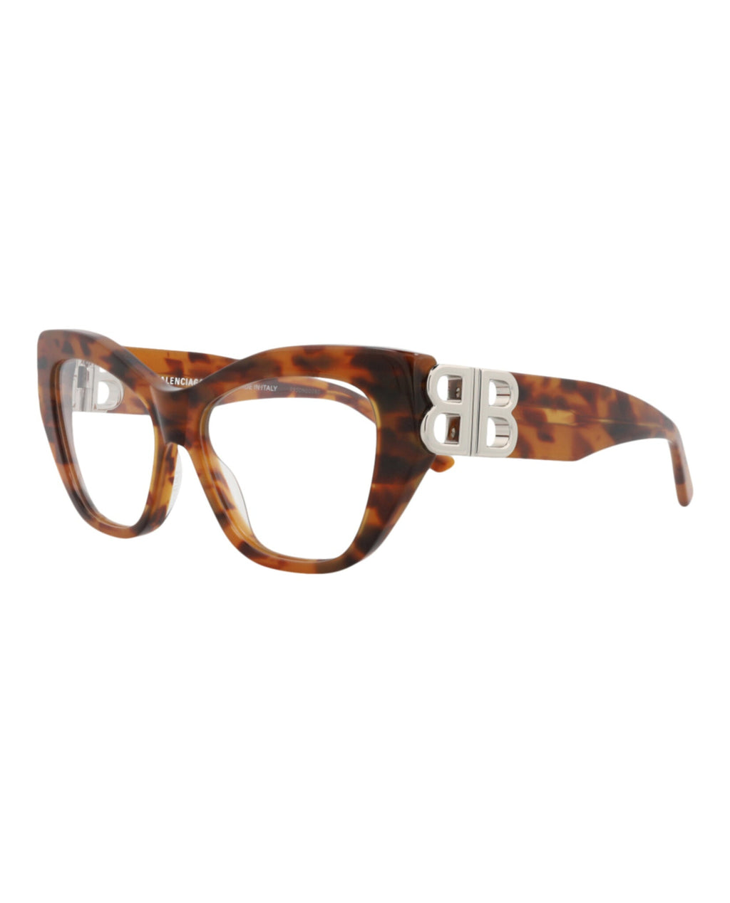 Balenciaga Womens Cat Eye Havana Havana Transparent Fashion Designer Eyewear