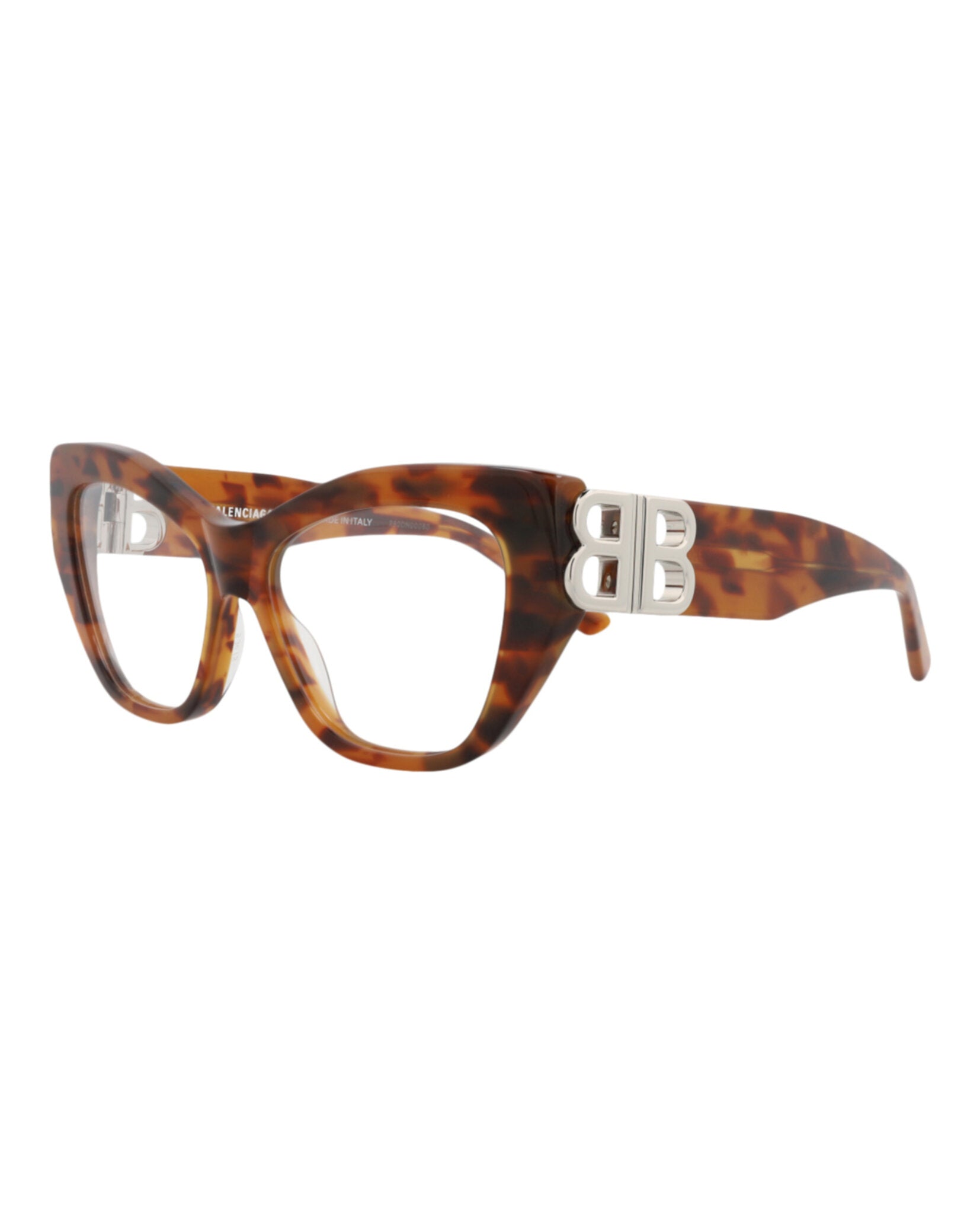 Balenciaga Womens Cat Eye Havana Havana Transparent Fashion Designer Eyewear