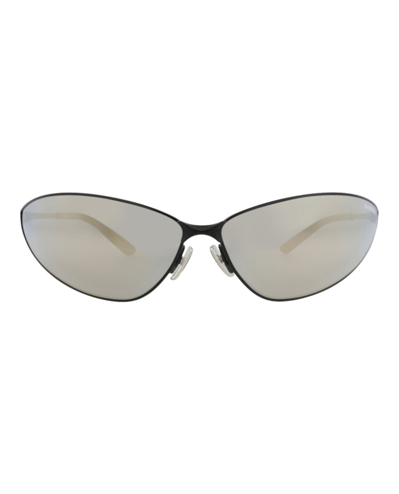 Balenciaga Unisex Shield/Wrap Black Black Bronze Fashion Designer Eyewear