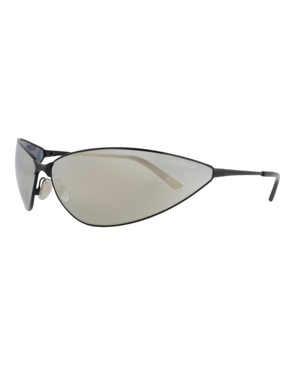 Balenciaga Unisex Shield/Wrap Black Black Bronze Fashion Designer Eyewear