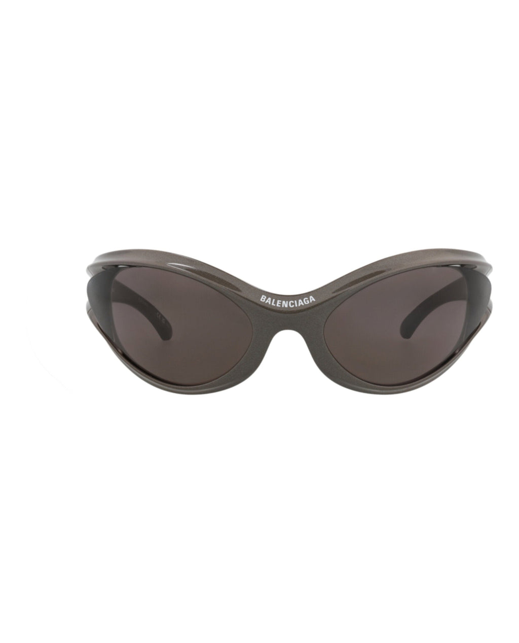 Balenciaga Unisex Shield/Wrap Grey Grey Grey Fashion Designer Eyewear