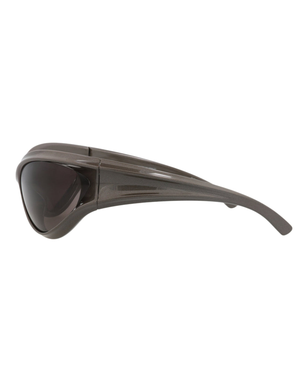 Balenciaga Unisex Shield/Wrap Grey Grey Grey Fashion Designer Eyewear