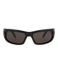 Balenciaga Unisex Square/Rectangle Black Black Grey Fashion Designer Eyewear