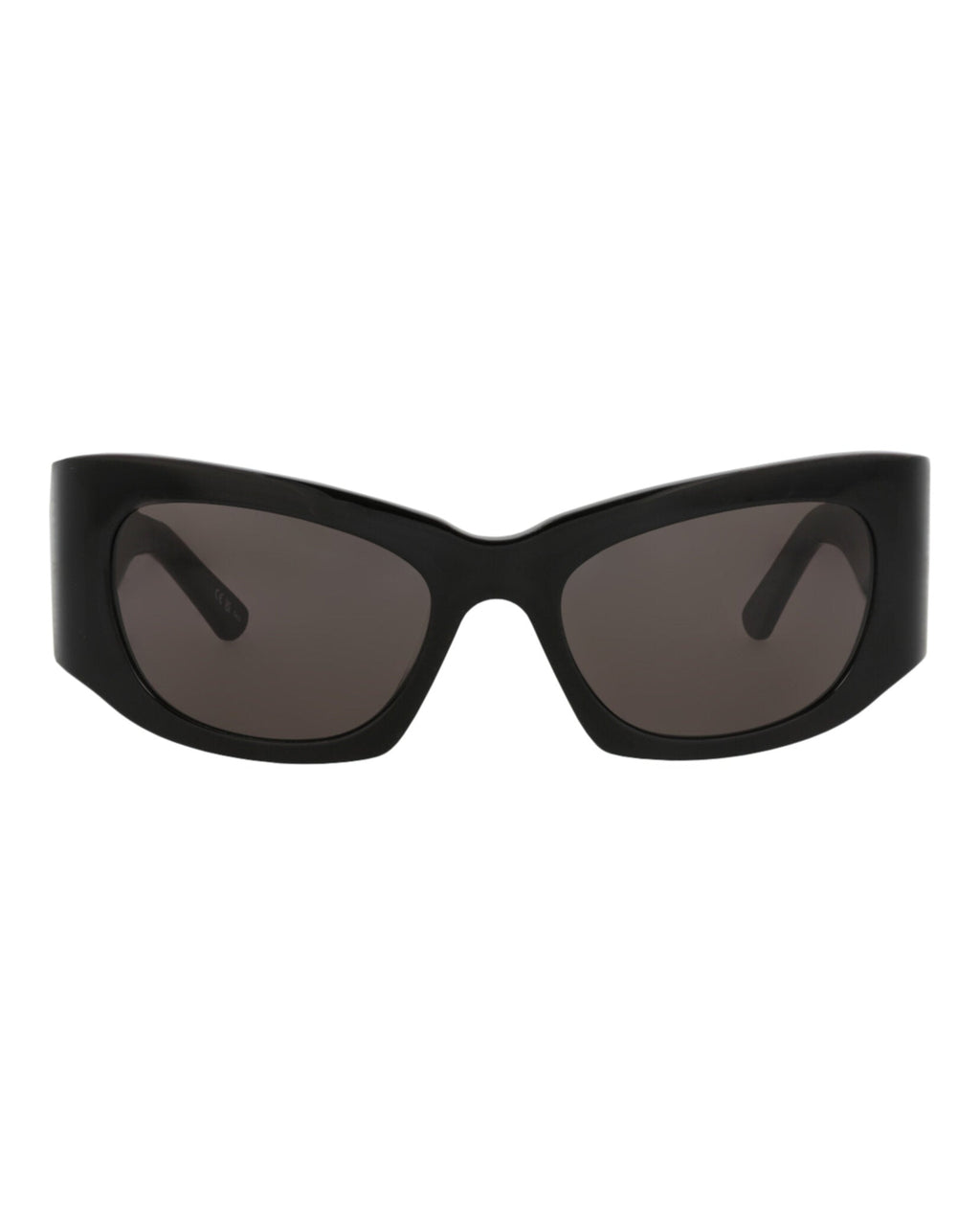 Balenciaga Womens Cat Eye Black Black Grey Fashion Designer Eyewear