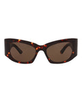 Balenciaga Womens Cat Eye Havana Havana Brown Fashion Designer Eyewear