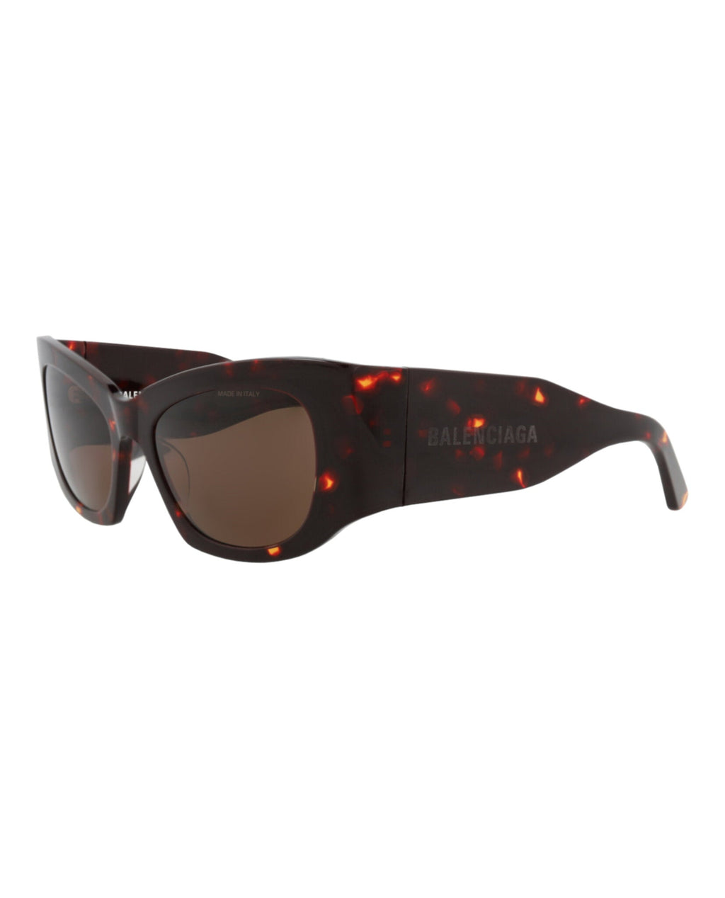 Balenciaga Womens Cat Eye Havana Havana Brown Fashion Designer Eyewear