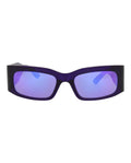 Balenciaga Unisex Square/Rectangle Violet Violet Violet Fashion Designer Eyewear