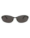 Balenciaga Unisex Square/Rectangle Black Black Grey Fashion Designer Eyewear