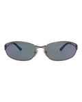 Balenciaga Unisex Square/Rectangle Ruthenium Ruthenium Violet Fashion Designer Eyewear