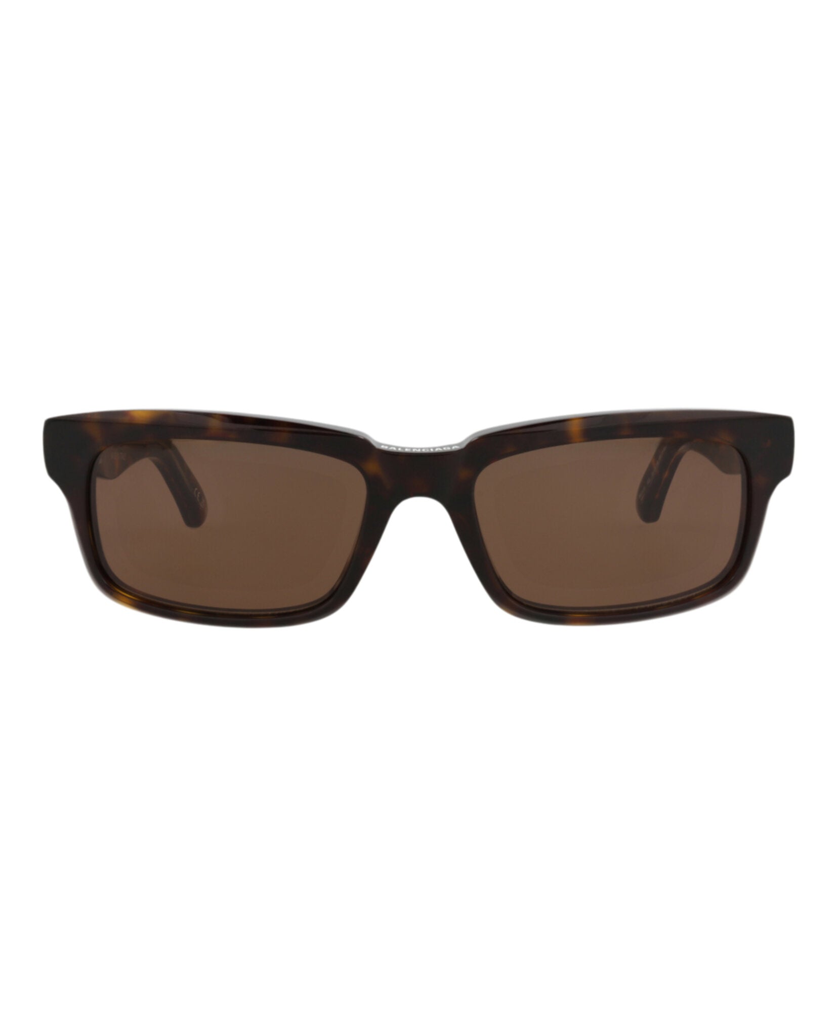 Balenciaga Mens Square/Rectangle Havana Havana Brown Fashion Designer Eyewear