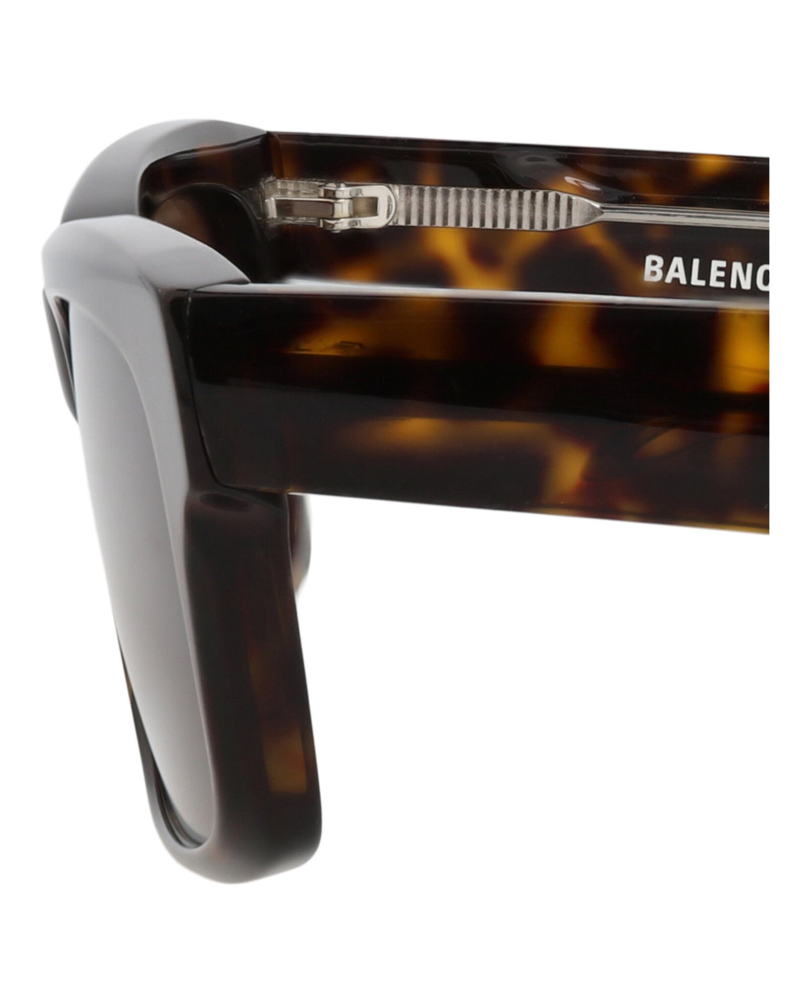 Balenciaga Mens Square/Rectangle Havana Havana Brown Fashion Designer Eyewear