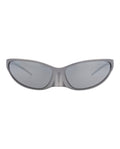 Balenciaga Unisex Shield/Wrap Grey Grey Grey Fashion Designer Eyewear