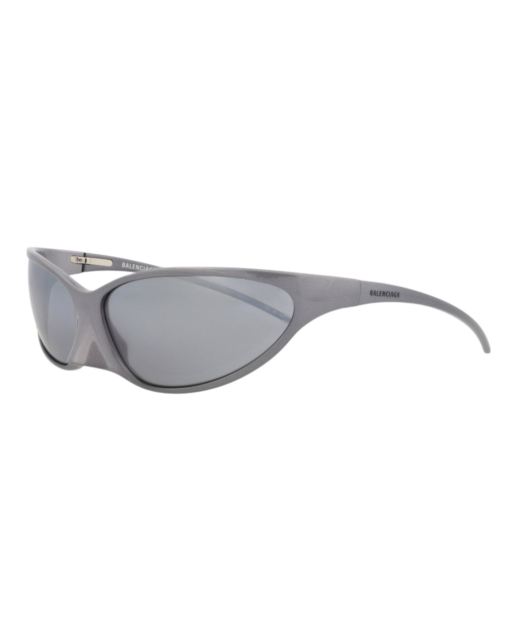 Balenciaga Unisex Shield/Wrap Grey Grey Grey Fashion Designer Eyewear