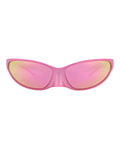 Balenciaga Unisex Shield/Wrap Pink Pink Pink Fashion Designer Eyewear