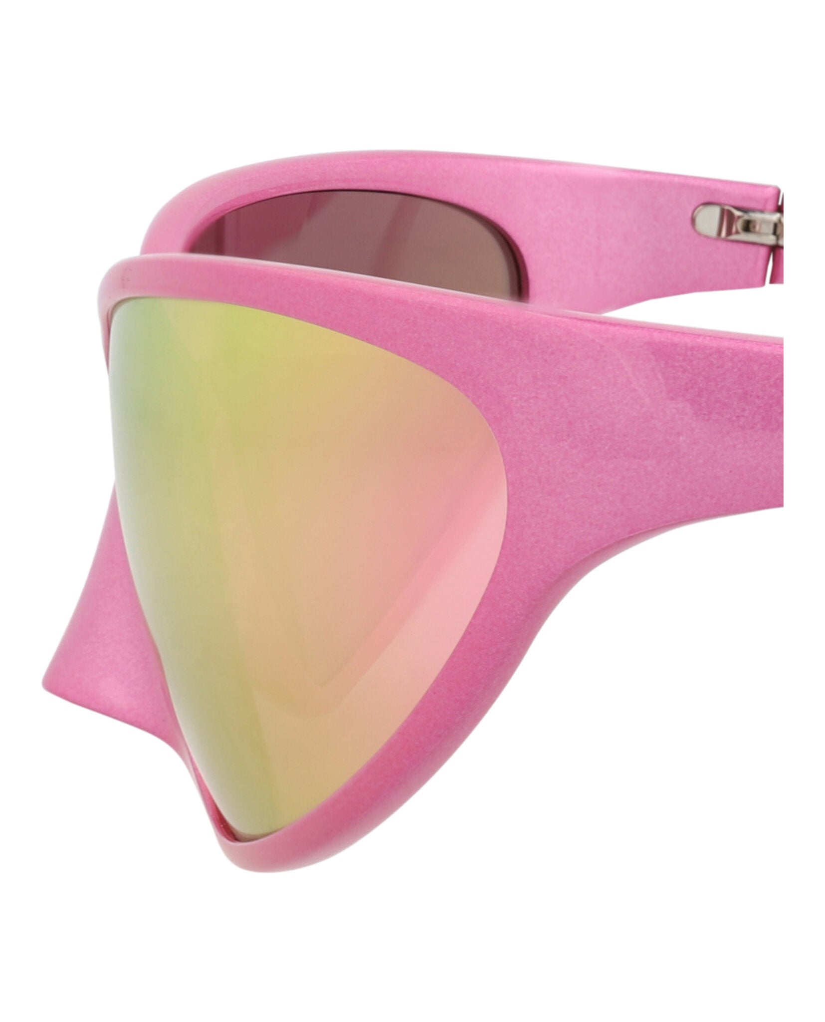 Balenciaga Unisex Shield/Wrap Pink Pink Pink Fashion Designer Eyewear