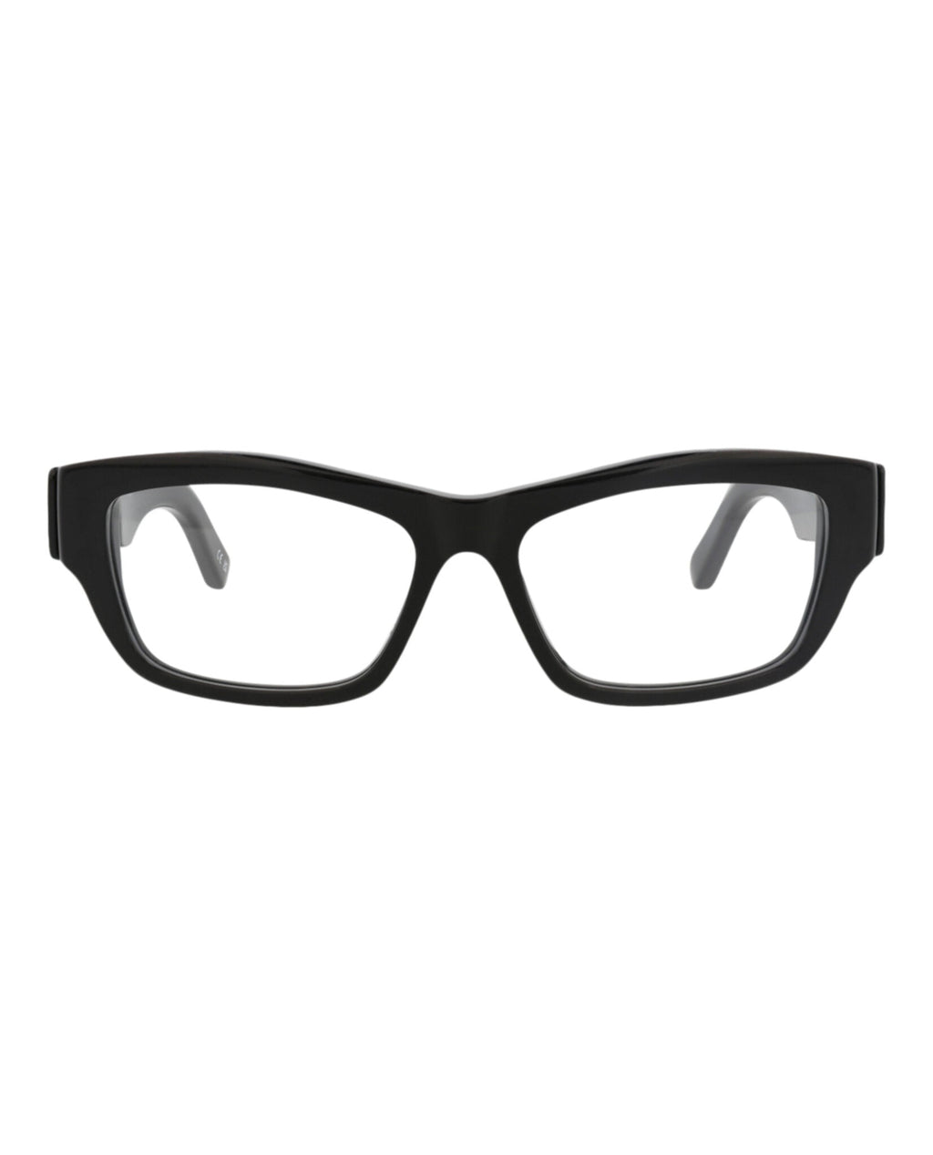 Balenciaga Mens Square/Rectangle Black Black Transparent Fashion Designer Eyewear