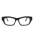 Balenciaga Mens Square/Rectangle Black Black Transparent Fashion Designer Eyewear