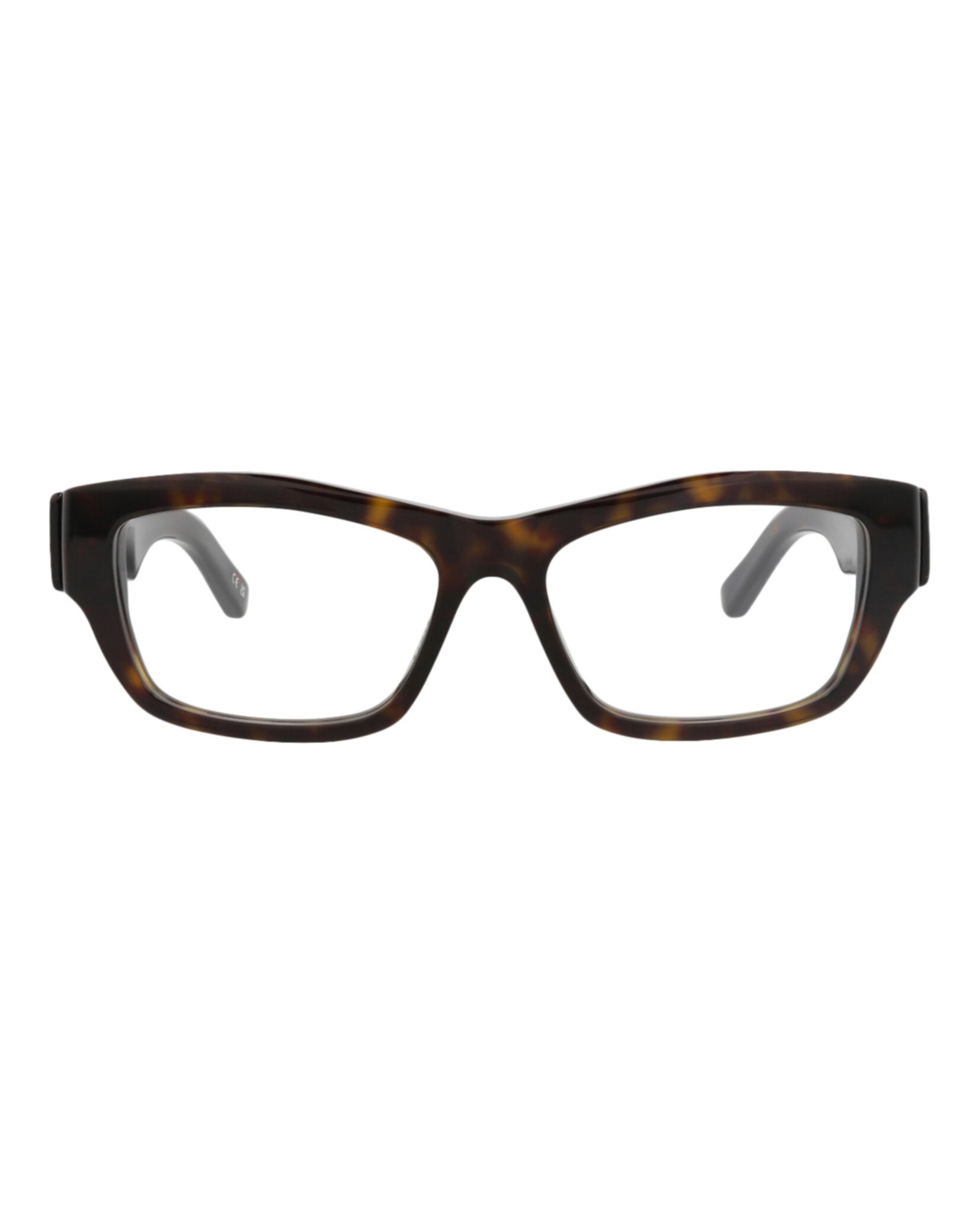 Balenciaga Mens Square/Rectangle Havana Havana Transparent Fashion Designer Eyewear
