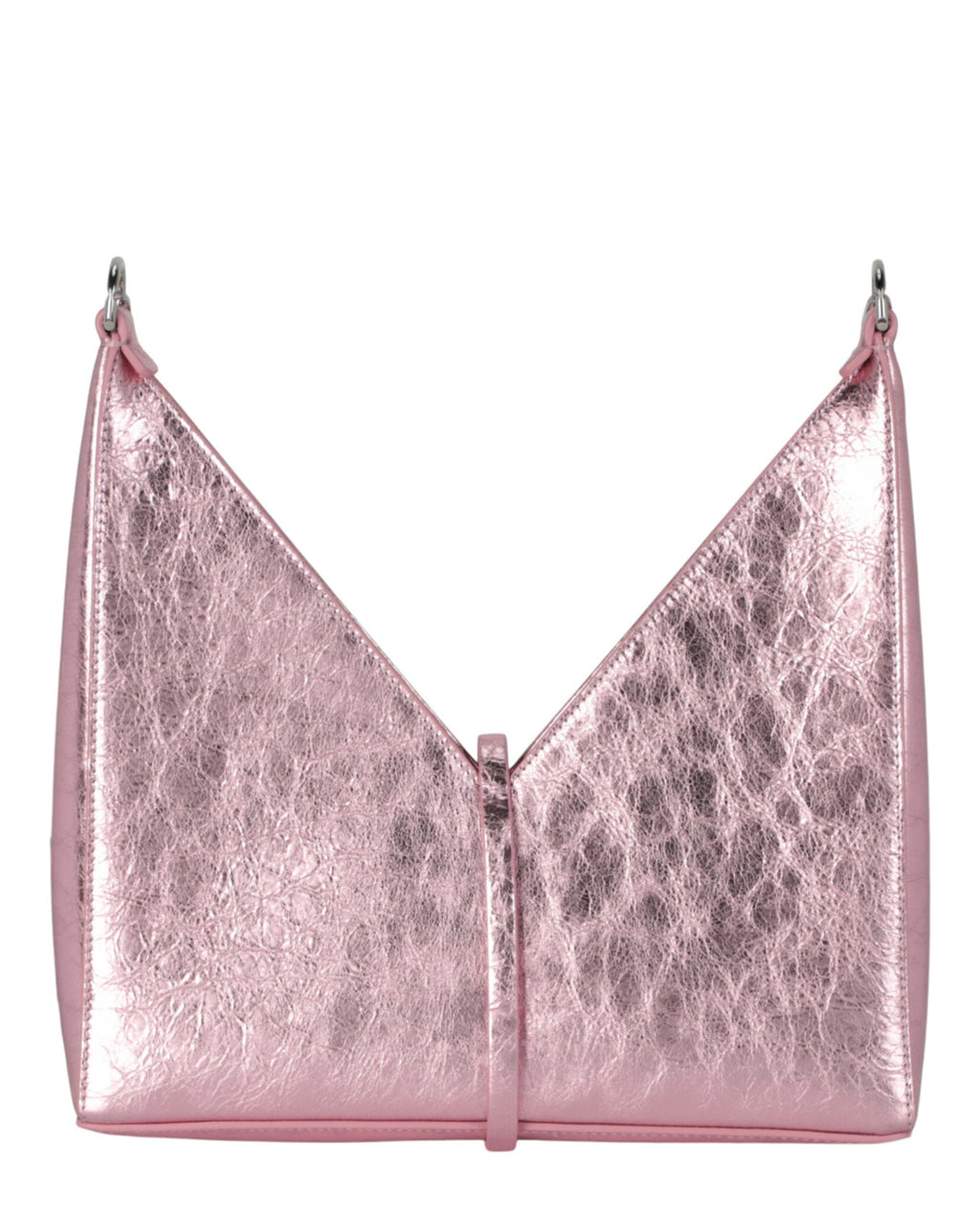Givenchy Womens Small Metallic Cut Out Shoulder Bag