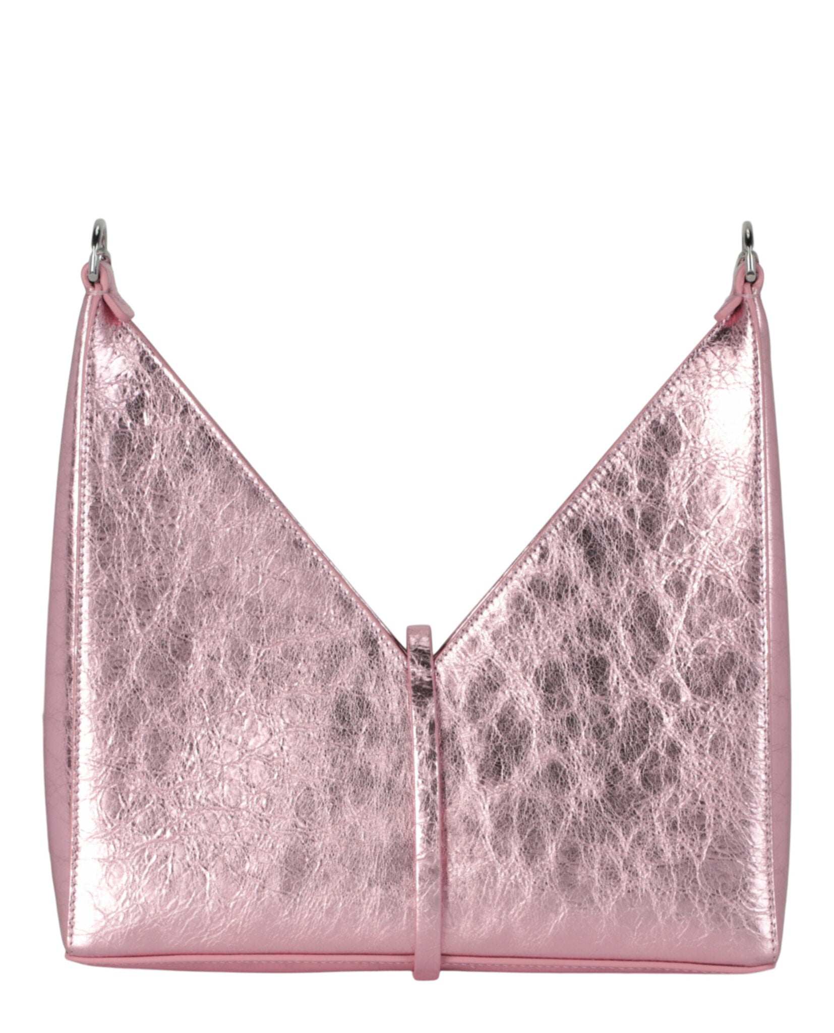 Givenchy Womens Small Metallic Cut Out Shoulder Bag