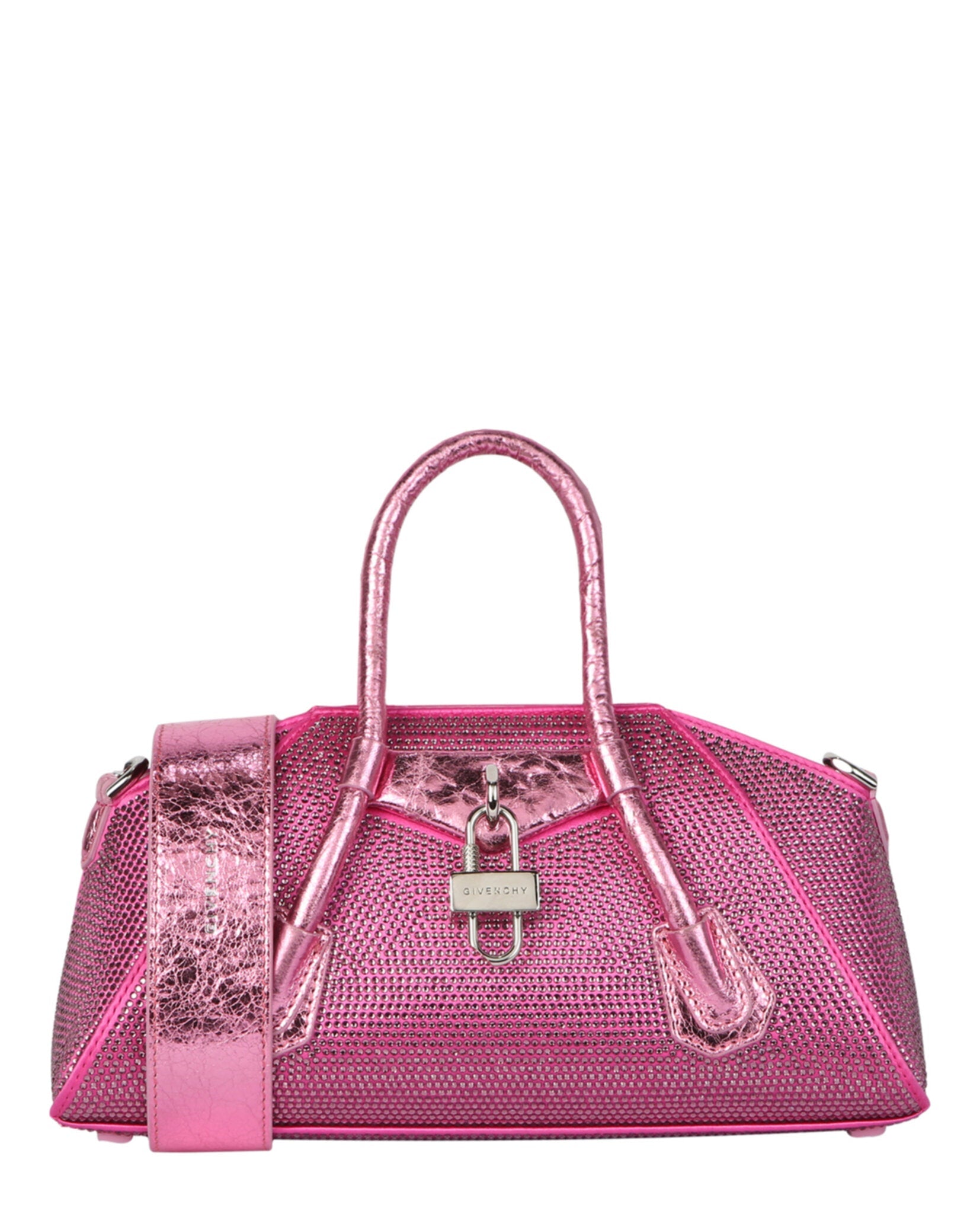 Givenchy Womens Mini Antigona Shoulder Bag With Strass