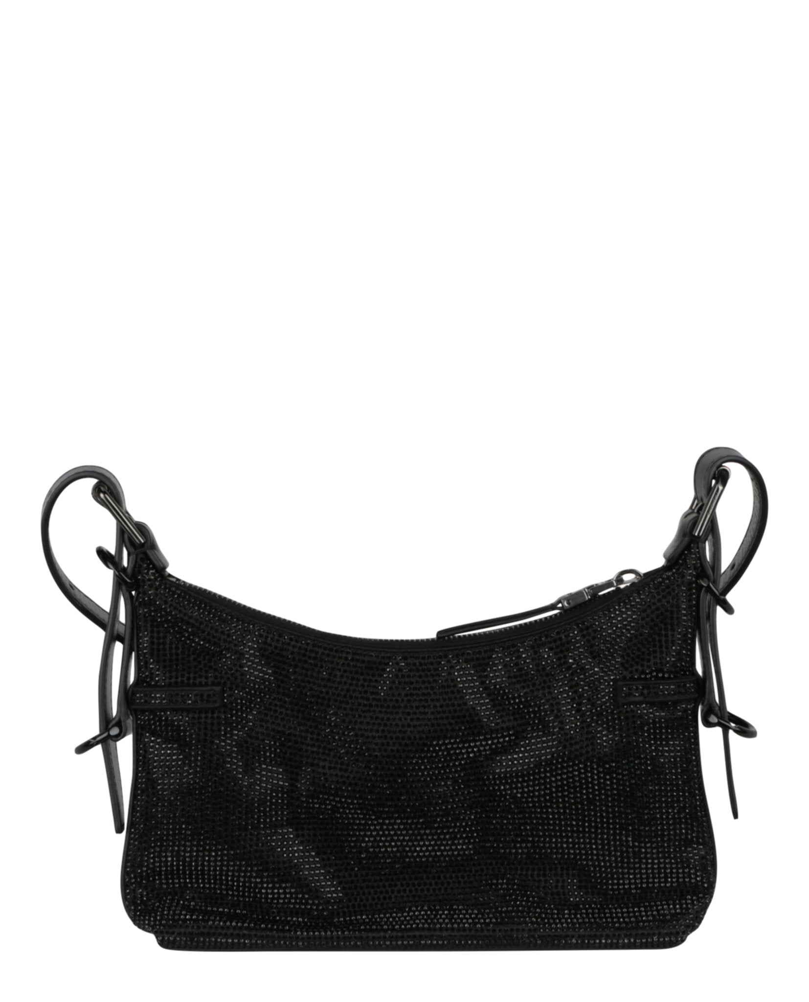 Givenchy Womens Mini Voyou Satin And Strass Shoulder Bag