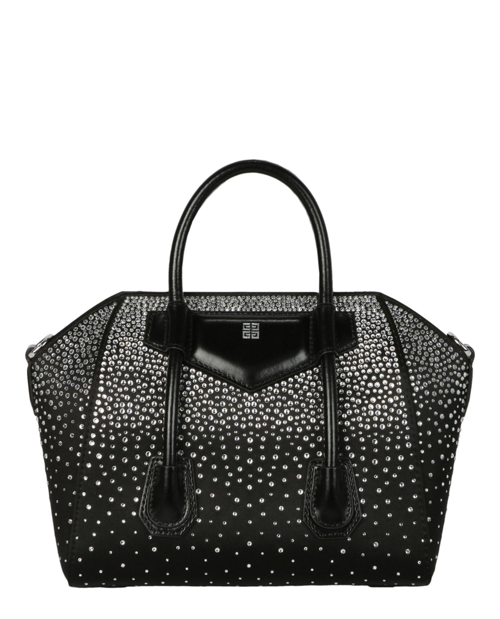 Givenchy Womens Mini Antigona Lock Shoulder Bag With Strass
