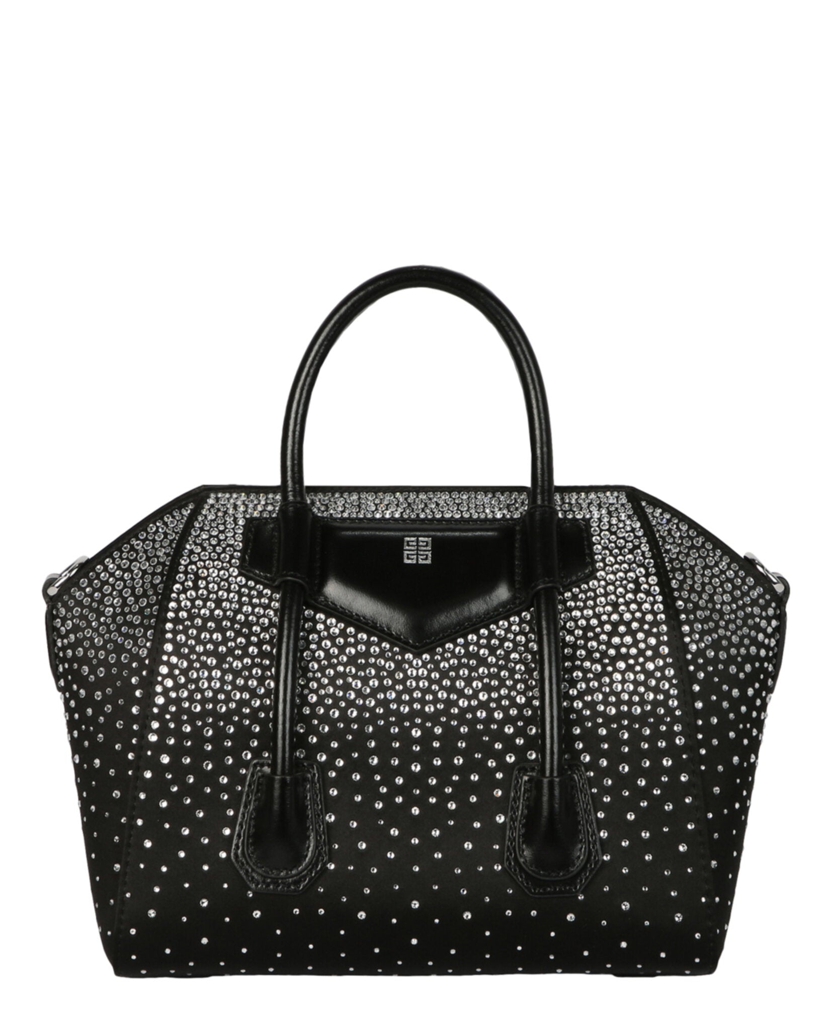 Givenchy Womens Mini Antigona Lock Shoulder Bag With Strass