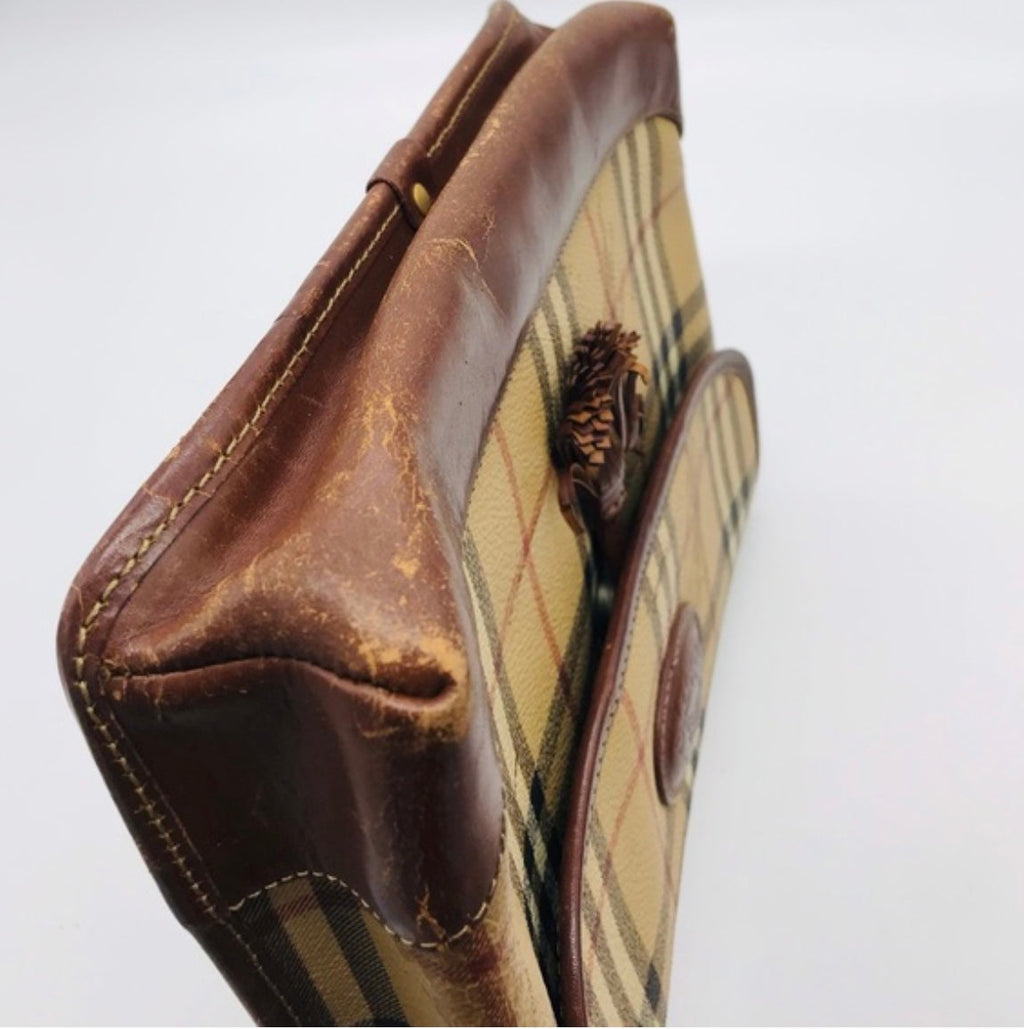 BURBERRY Nova Check Shoulder Bag
