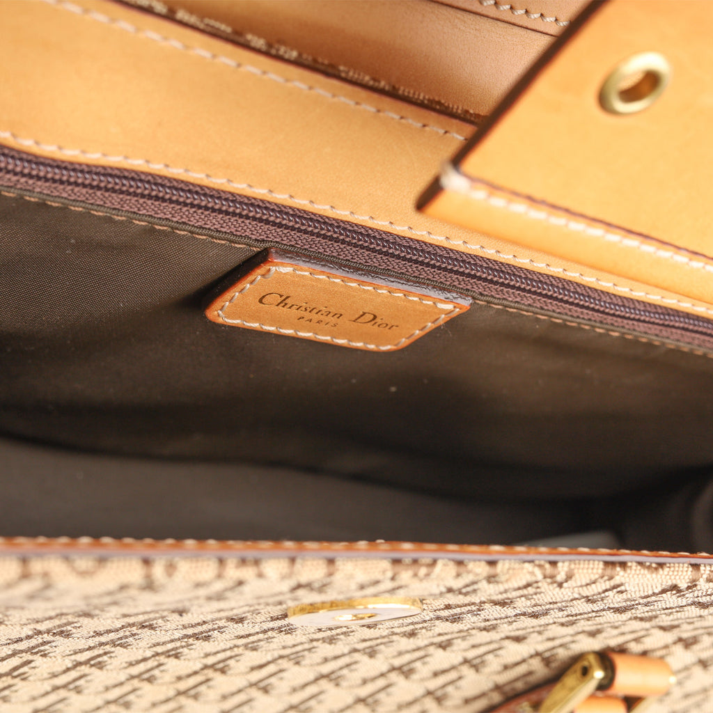 Christian Dior Vintage Oblique Shoulder Bag