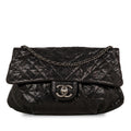 Chanel Glazed Caviar Medium Elastic Flap Bag