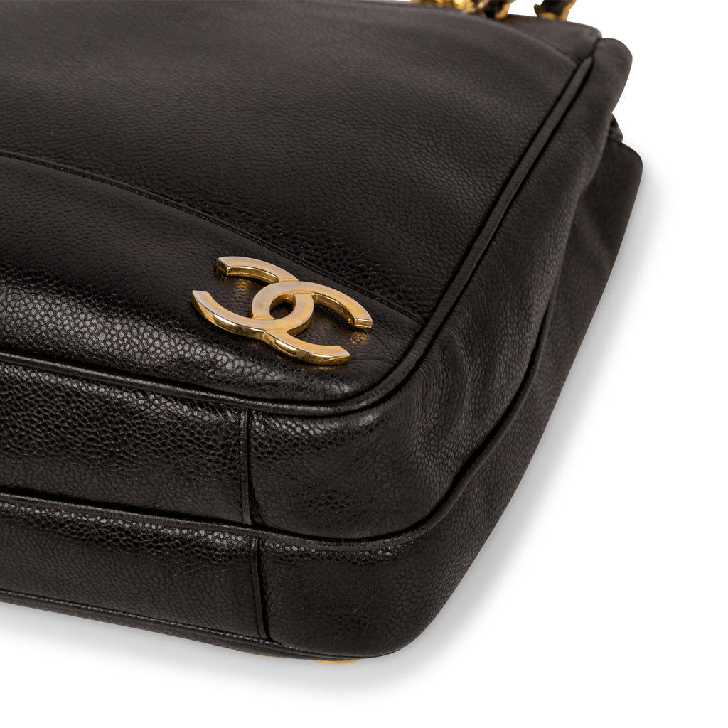 Chanel Triple Coco Caviar Shoulder Bag