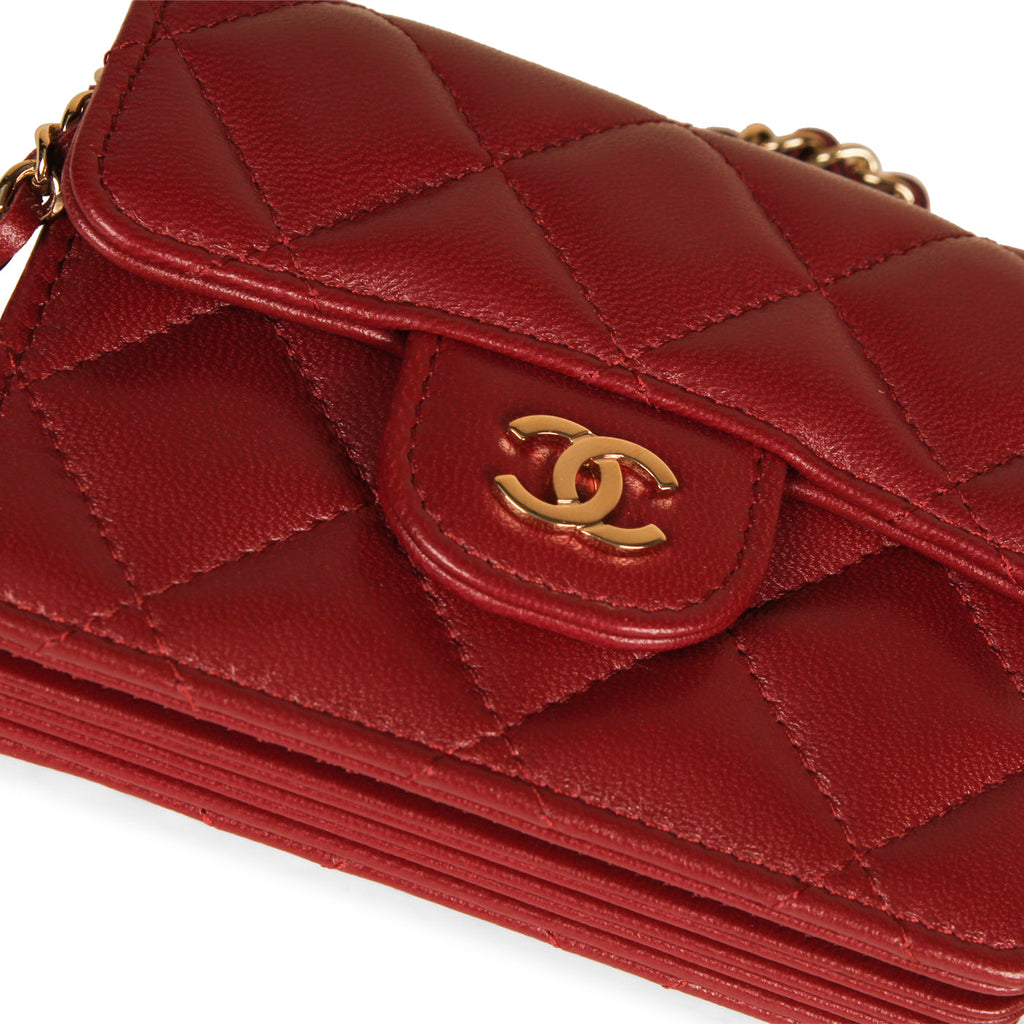 Chanel Classic Flap Cardholder on Chain