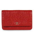 Chanel Camellia Wallet On Chain
