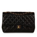 Chanel Classic Flap Bag - Jumbo - Caviar