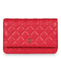 Chanel Classic Wallet on Chain - Pink Caviar