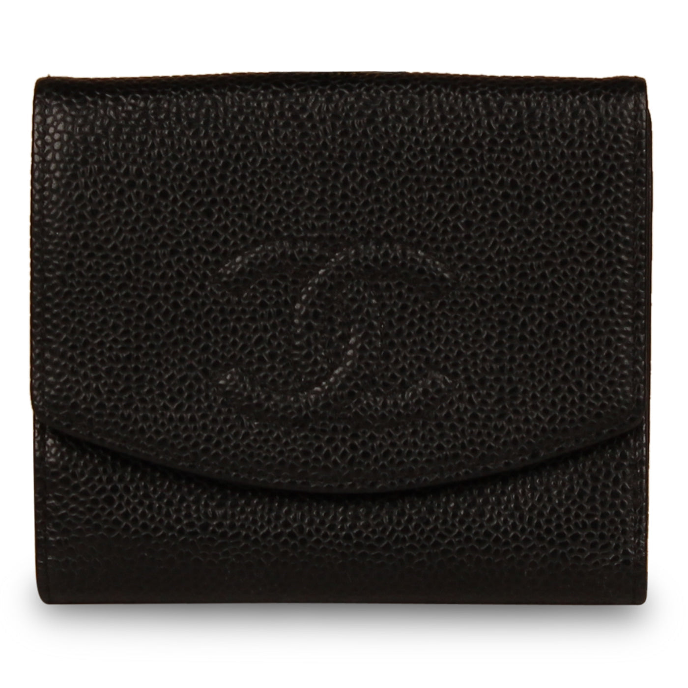 Chanel Vintage Classic Wallet - Black Caviar