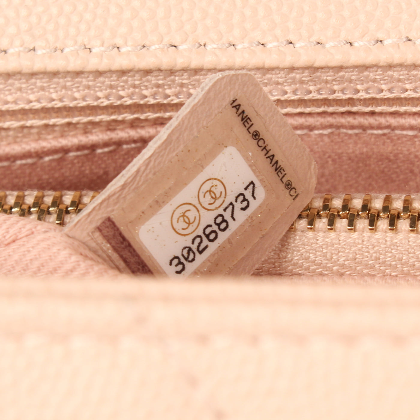 Chanel Pink Chevron Coco Top Handle - Medium