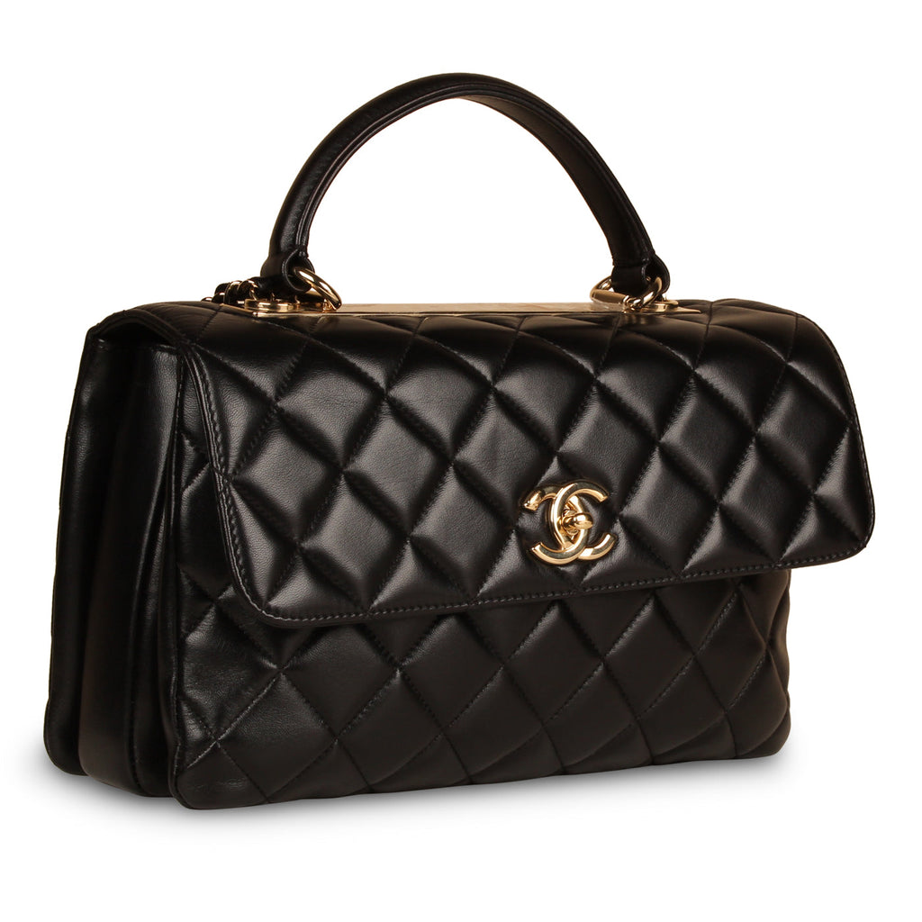 Chanel Trendy CC Flap Bag - Medium Black