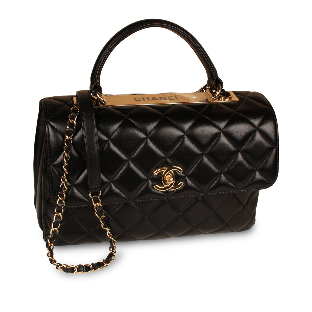 Chanel Trendy CC Flap Bag - Medium Black