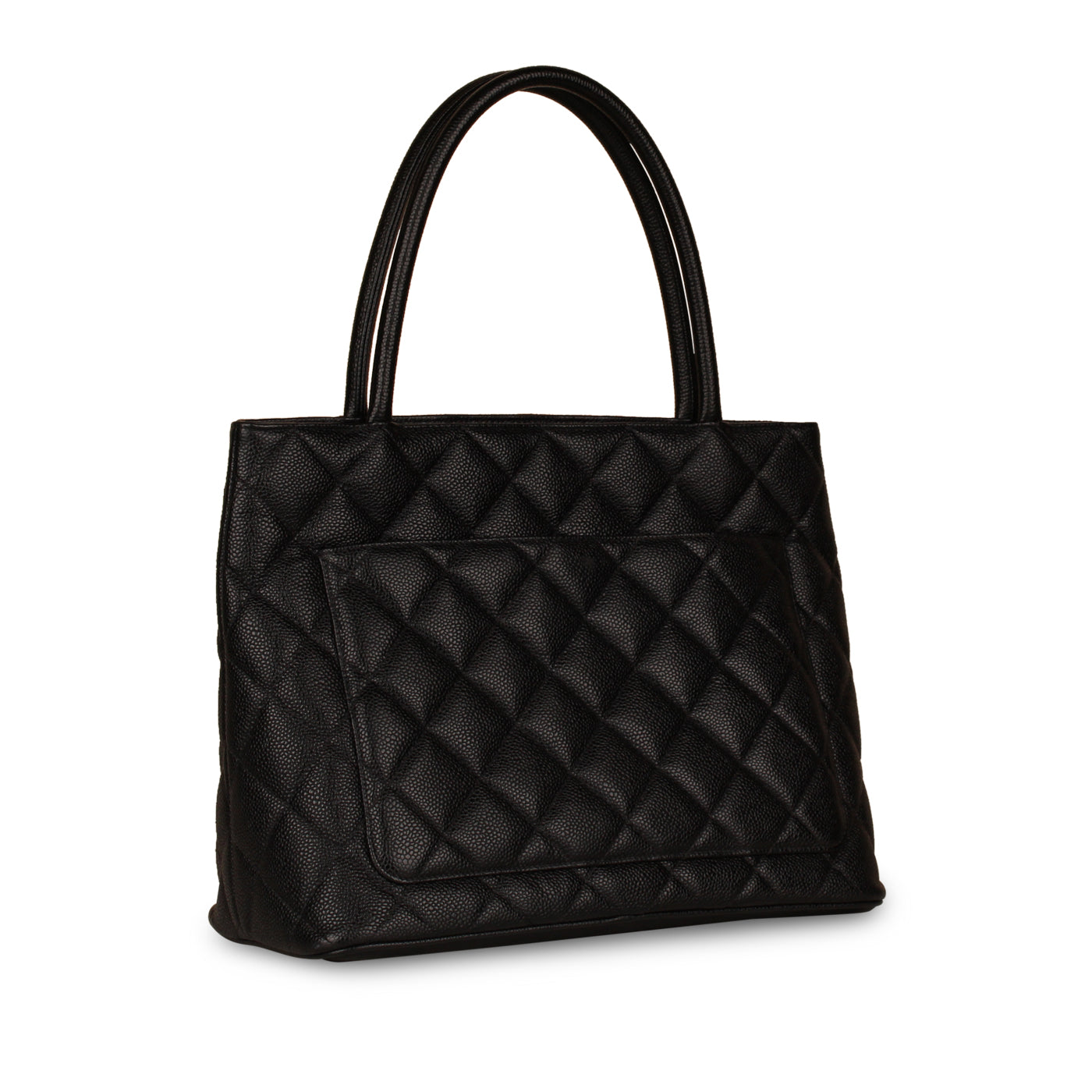 Chanel Vintage Medallion Tote - Black