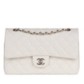 Chanel Classic Flap Bag - Small White Caviar