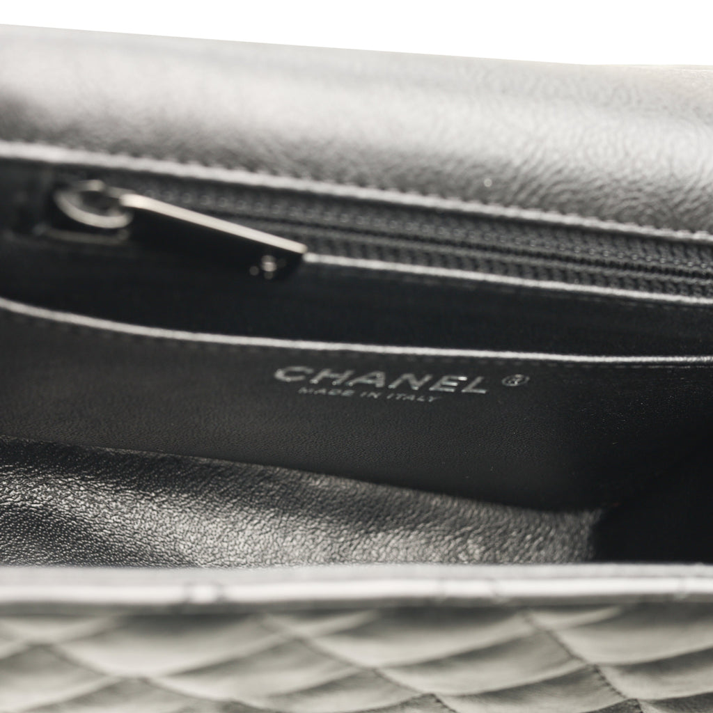 Chanel Mini Square Classic Flap - Black Calfskin