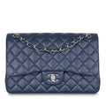Chanel Jumbo Classic Flap Bag - Navy