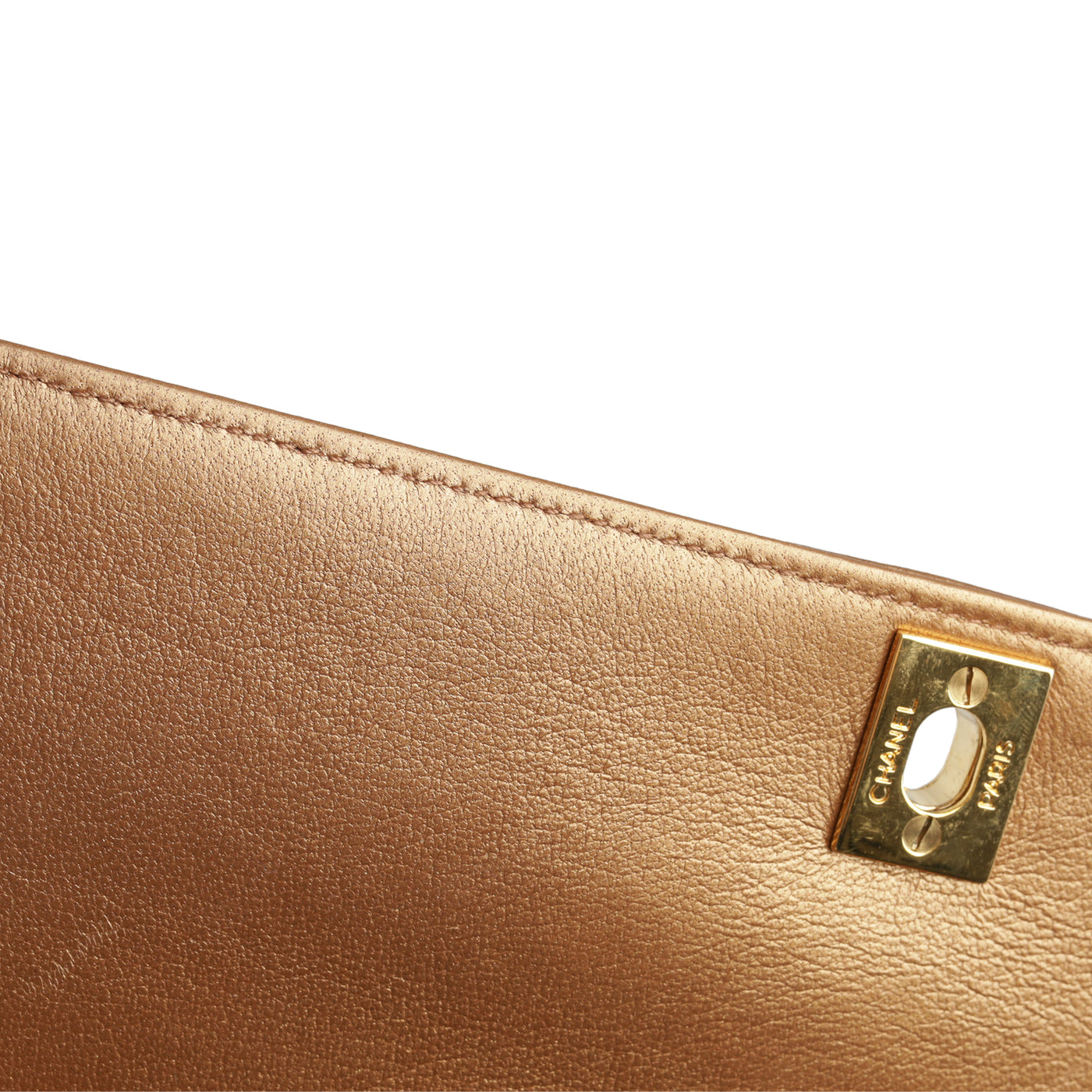 Chanel Vertical Flap Bag - Bronze