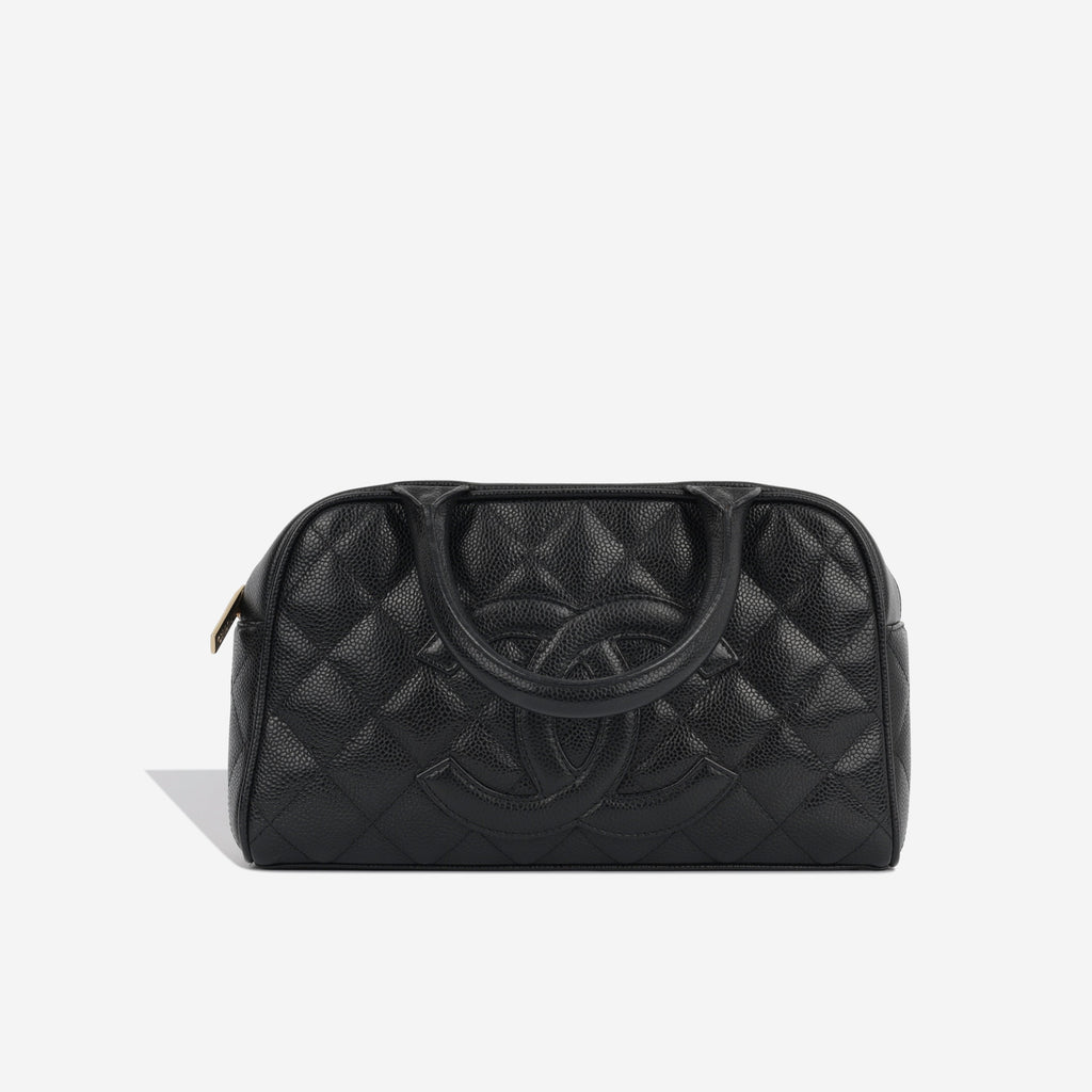 Chanel Vintage Quilted Bowler Tote