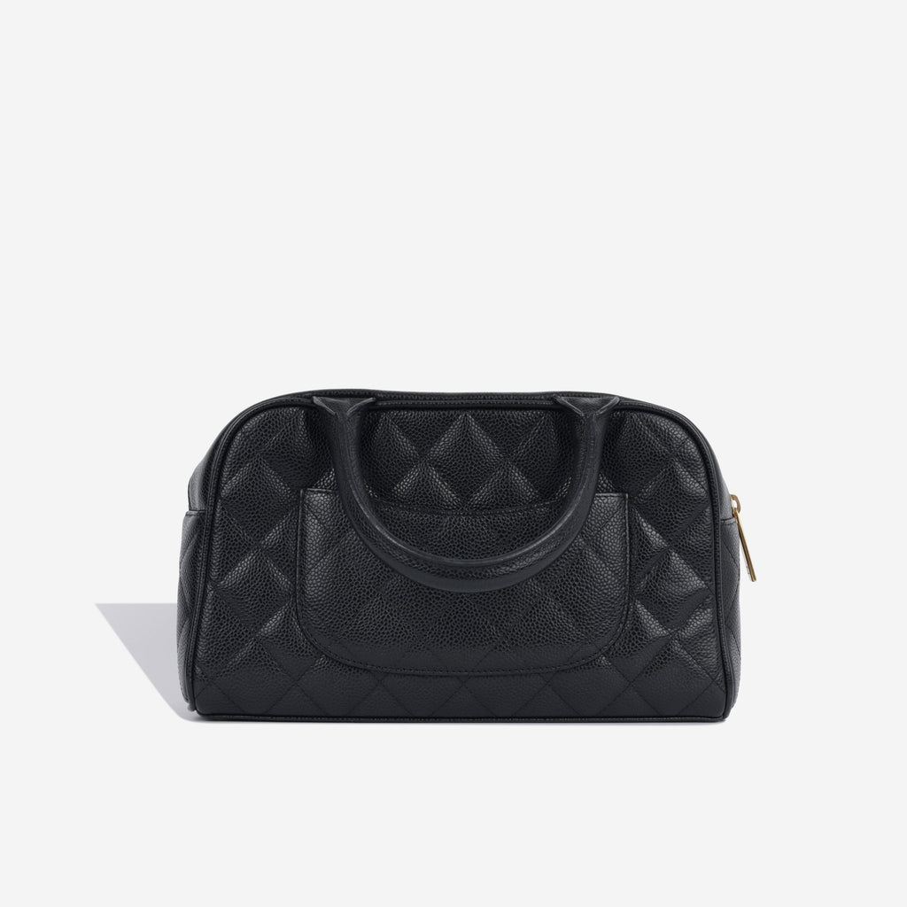 Chanel Vintage Quilted Bowler Tote