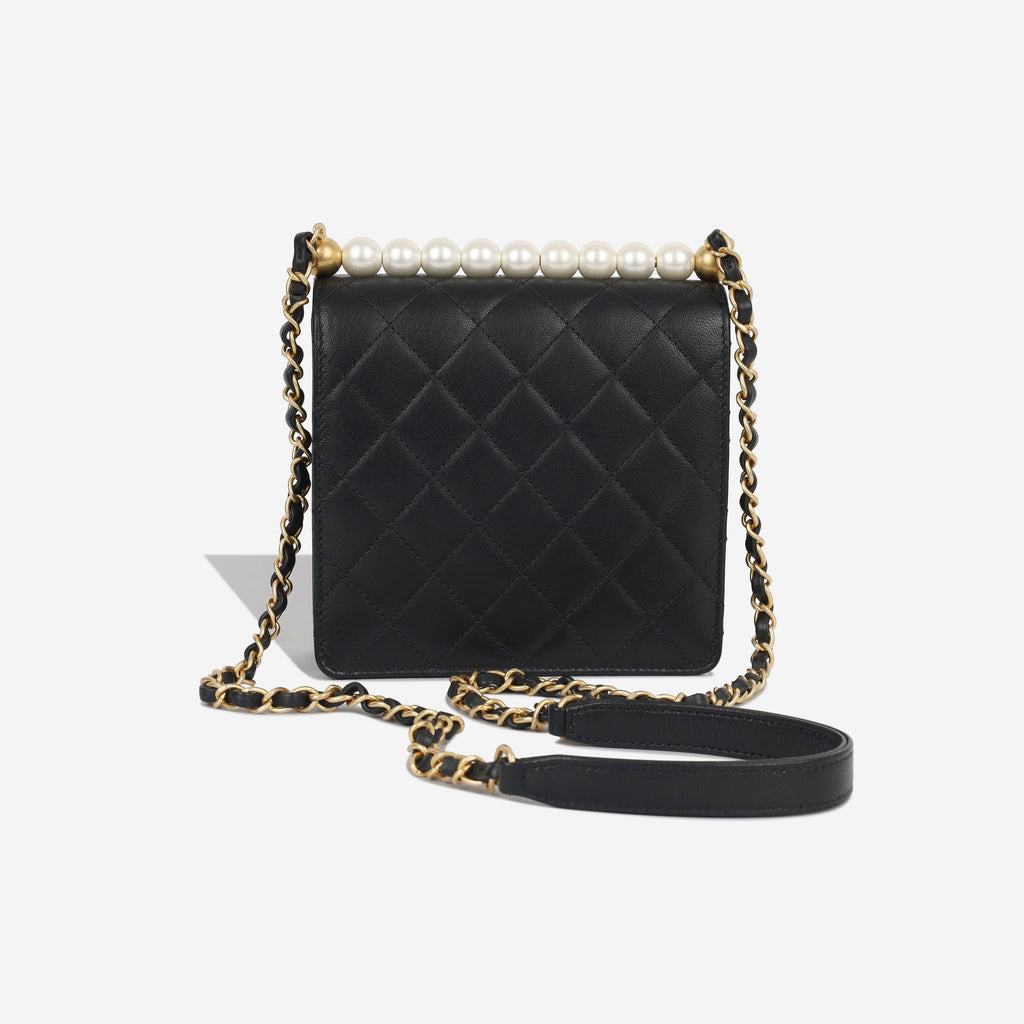 Chanel Vertical Pearl Flap Bag