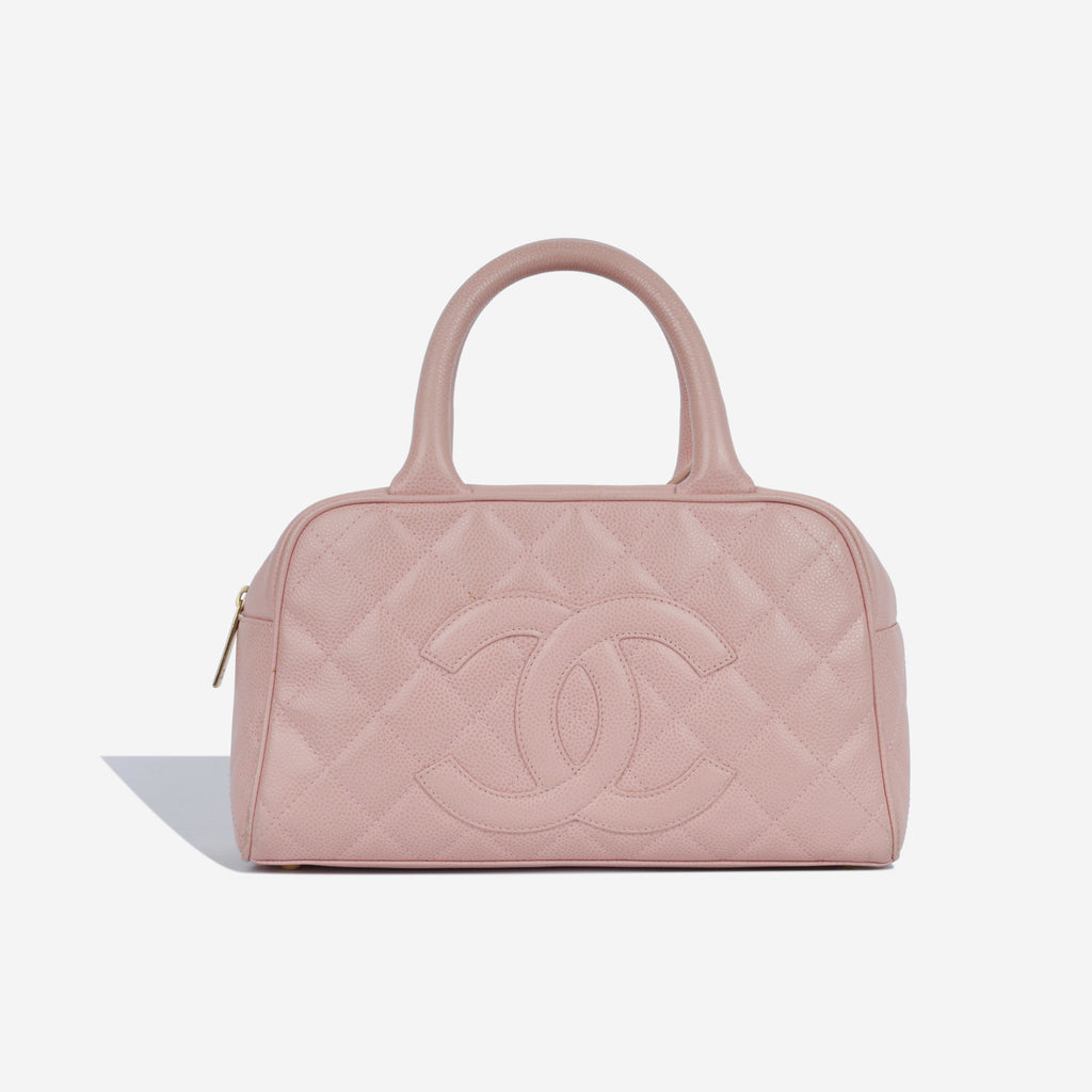 Chanel Vintage Quilted Bowler Tote