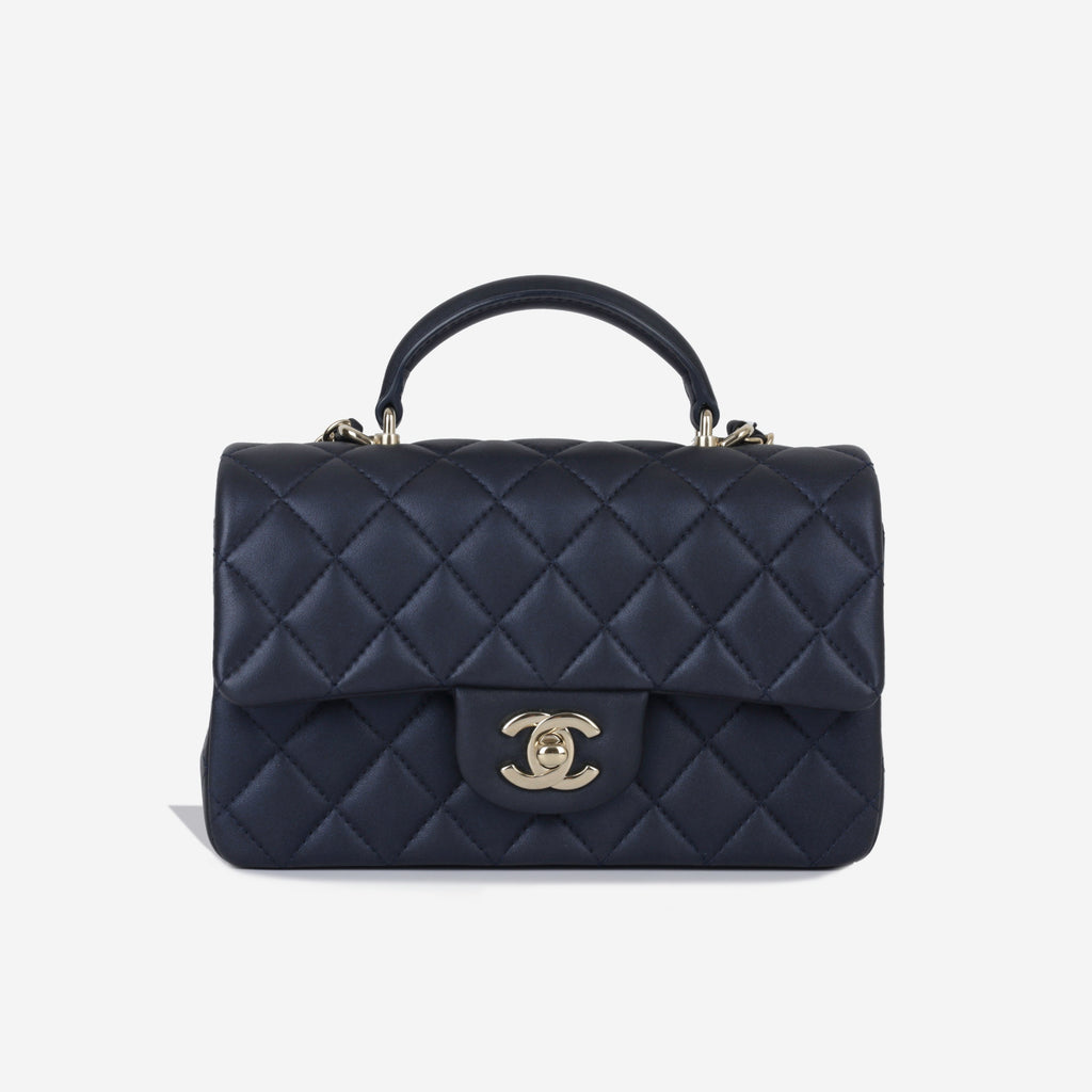 Chanel Mini Flap Bag With Top Handle